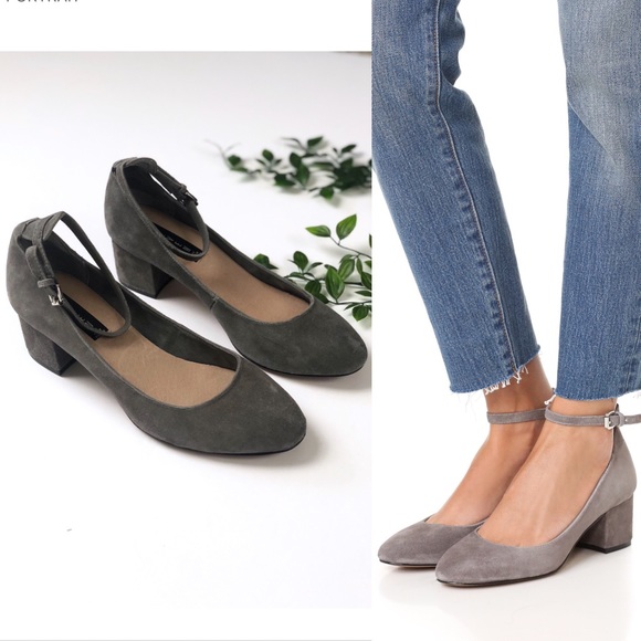 Steve Madden Shoes - Steve Madden Vassie Suede Ankle Strap Pumps